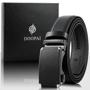 Doopai Belt Men, Ratchet Belt Dress Adjustable 4.45 cm Leath